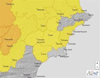El Altiplano, Noroeste, Vega del Segura y Guadalentín estarán este miércoles y jueves en aviso amarillo por temperaturas