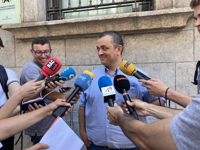 El portaveu d'Élite Taxi, Tito Álvarez