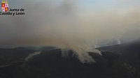 Incendios.- Barcones cifra en 400 las personas a evacuar de la zona de Monsagro (Salamanca) tras una noche "dura"