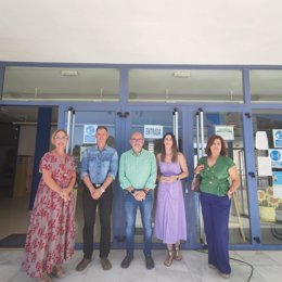 Antonio Jiménez visita el IES Torreserena de Viator (Almería)