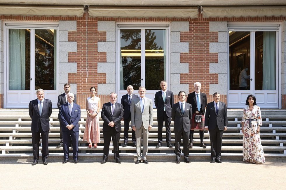 Archivo - Felipe VI recibe a Cerveceros de España con motivo de su centenario