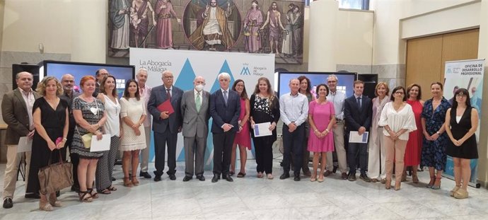 Acto en el Colegio de Abogados de Málaga por el Día de la Justicia Gratuita.