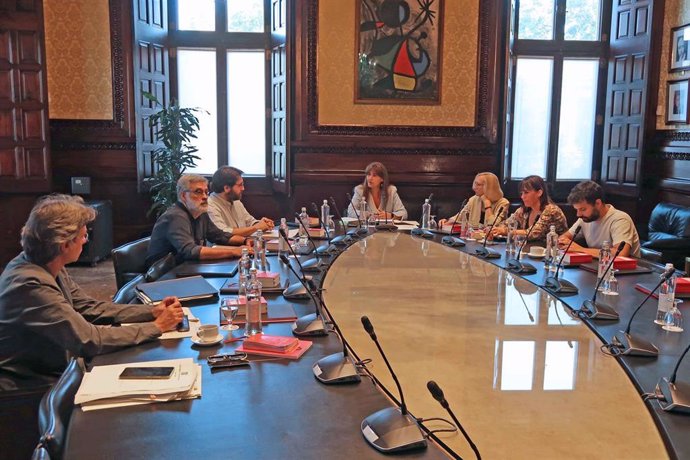 Reunión de la Mesa del Parlament del 12 de julio.