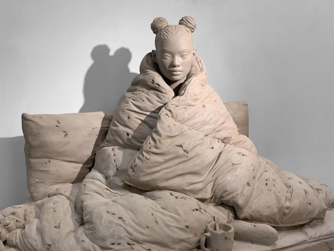 Archivo - Obra de Alejandro Monge en el Barcelona Gallery Weekend