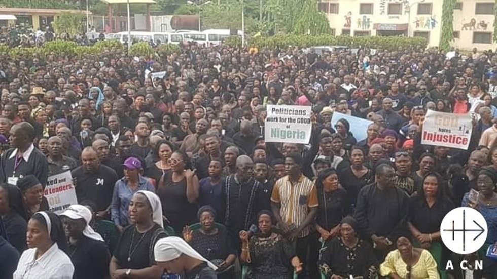 Protesta en Abuja por los ataques, asesinatos y secuestros de cristianos en Nigeria