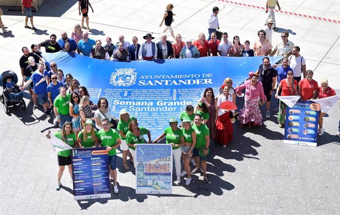 Presentación de las fiestas de las Semana Grande de Santander.