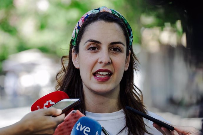 Archivo - La portavoz de Más Madrid en el Ayuntamiento de Madrid, Rita Maestre, interviene ante los medios de comunicación durante la presentación de la XIII edición de Gastrofestival Madrid, en el Real Jardín Botánico, a 10 de mayo de 2022, en Madrid (