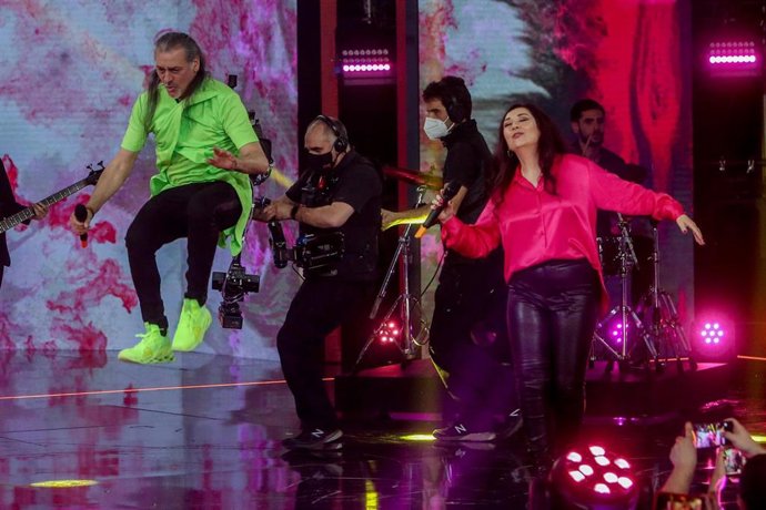 Archivo - El grupo musical Camela.