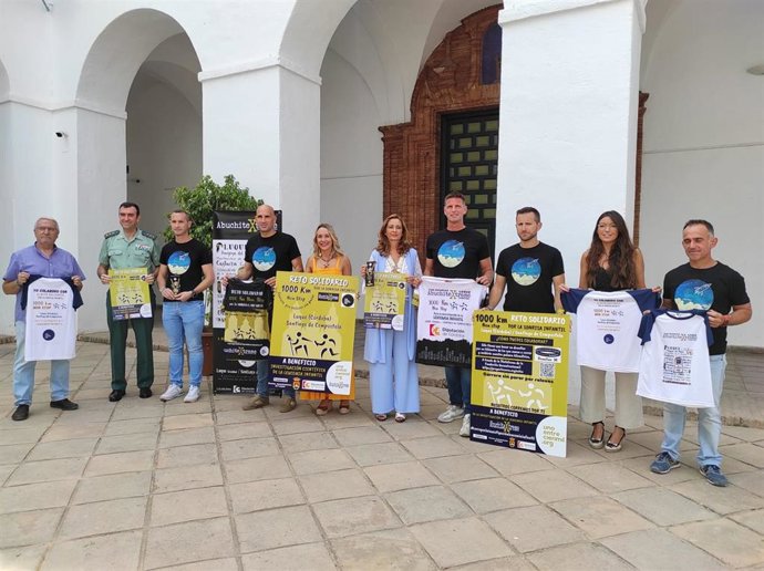 Presentación del reto solidario 'Por la sonrisa infantil'.