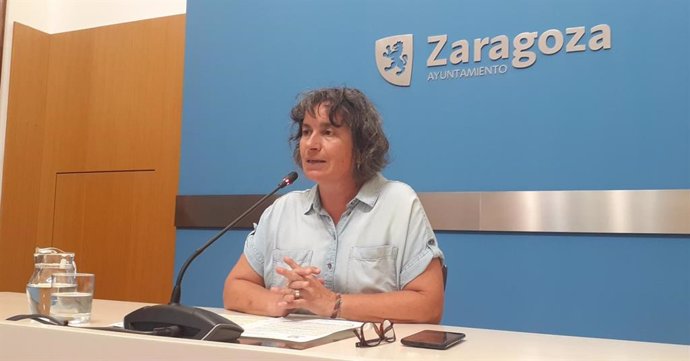 La concejal del grupo municipal de Zaragoza en Común (ZeC), Luisa Broto