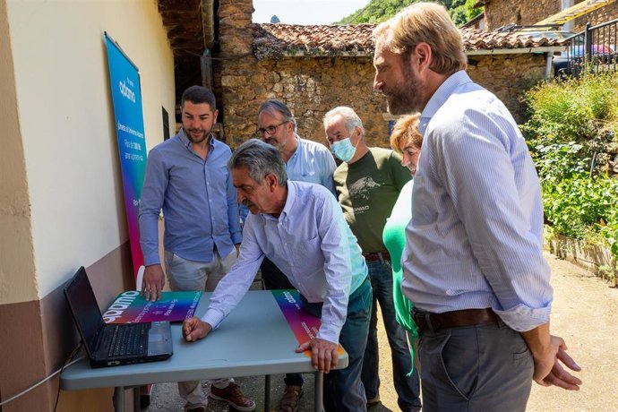 El presidente Miguel Ángel revilla en Cucayo, Vega de Liébana