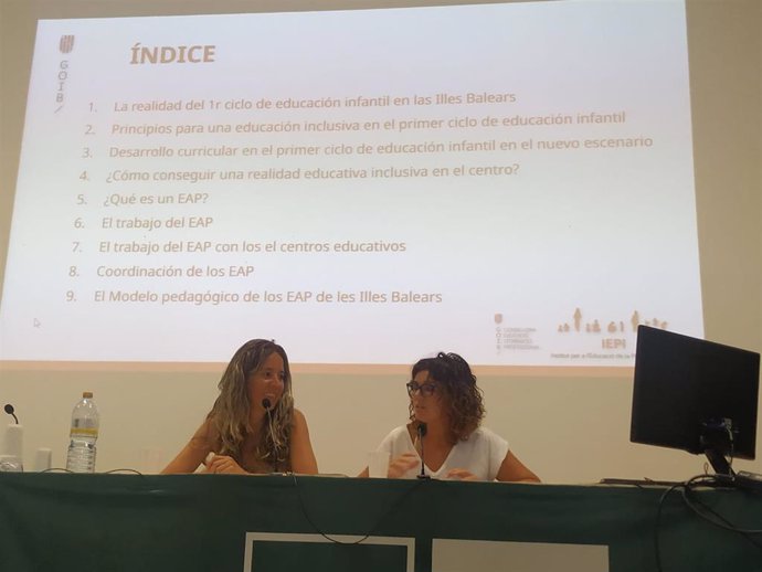 Ponencia del modelo pedagógico inclusivo 0-3 de Baleares