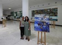 El aeropuerto César Manrique-Lanzarote acoge una exposición de la pintora Elisabeth Delgado