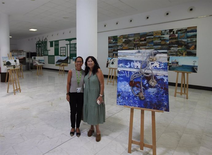 Inauguración de la exposición 'Olor a mar' en el aeropuerto de Lanzarote