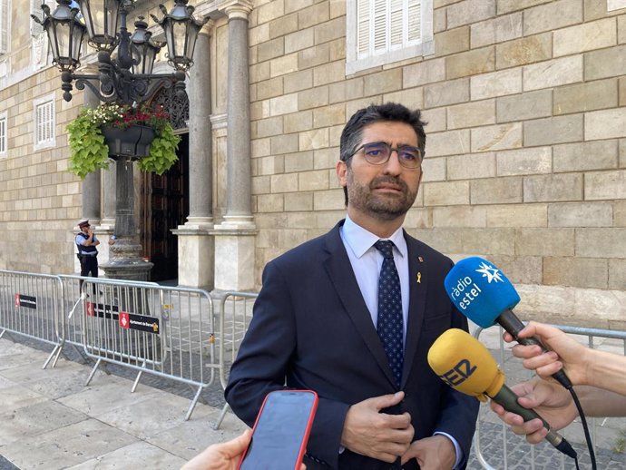 El vicepresident i conseller de Polítiques Digitals i Territori de la Generalitat, Jordi Puigneró