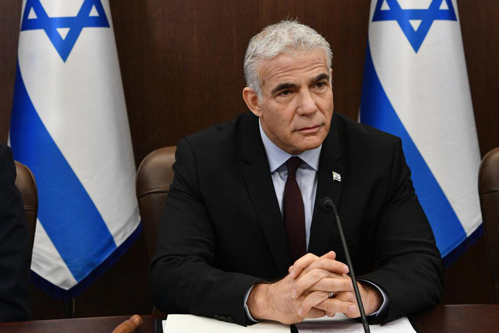 El primer ministro de Israel, Yair Lapid
