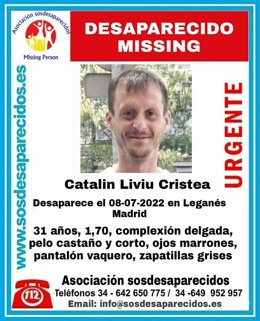 Buscan a un joven desaparecido el viernes en Leganés