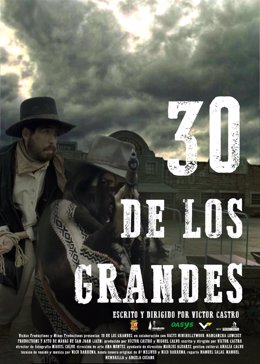 Cartel del cortometraje '30 de los grandes'.