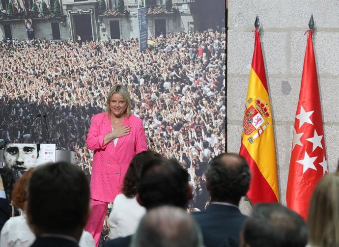 La hermana de Miguel Ángel Blanco, Marimar Blanco, en la entrega de premios del XXV Aniversario de la Fundación Miguel Ángel Blanco.