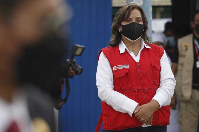 La vicepresidenta de Perú, Dina Boluarte