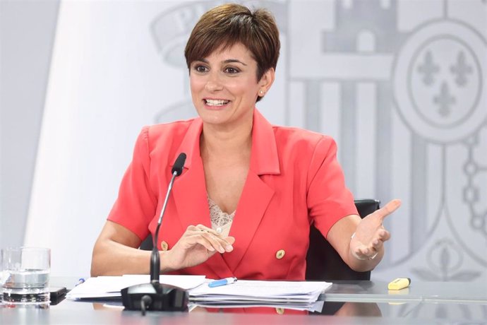 La ministra Portavoz, Isabel Rodríguez, comparece tras la reunión del Consejo de Ministros en Moncloa, a 11 de julio de 2022