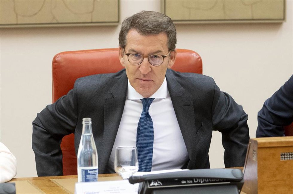 El presidente del PP, Alberto Núñez Feijóo.