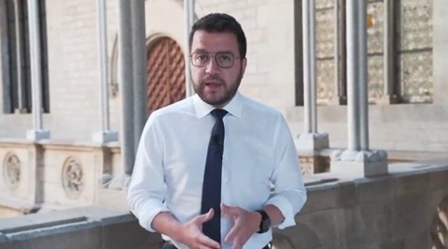 El president de la Generalitat, Pere Aragonès