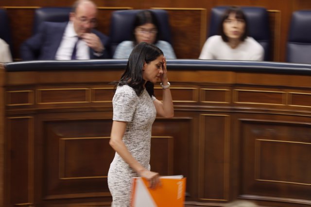 La líder de Cs, Inés Arrimadas, en la segunda jornada de la 26 edición del Debate sobre el Estado de la Nación, en el Congreso de los Diputados, a 13 de julio de 2022, en Madrid (España). 