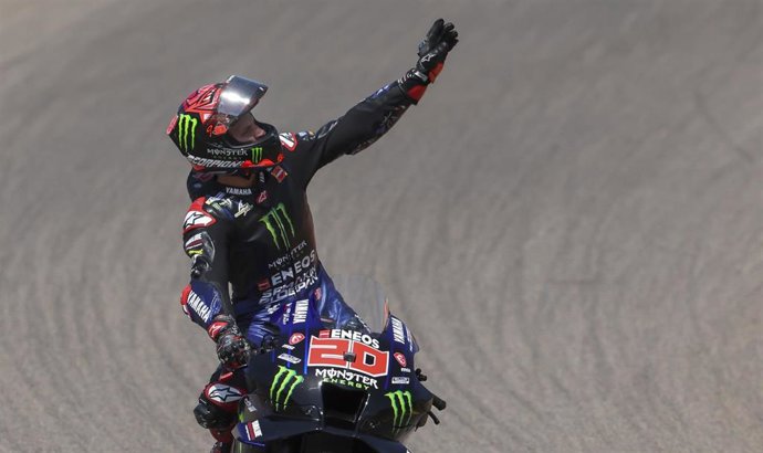 El piloto del Monster Energy Yamaha MotoGP Team Fabio Quartararo