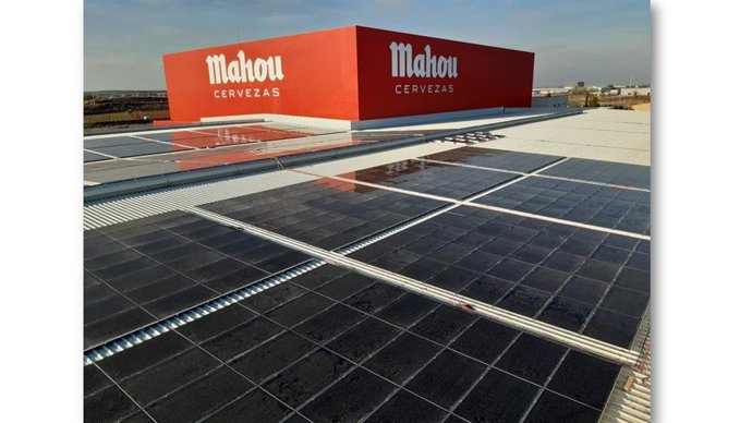 Instalación fotovoltaica de Mahou San Miguel en Alovera