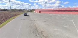 Camino Canicalejo, en Logroño, junto al campo de fútbol de Varea