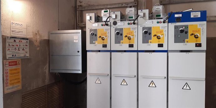 Un centr de transformación reformado este año en el pasaje de Mas Borra