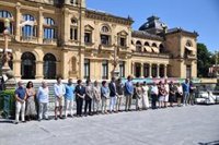 Ayuntamiento de San Sebastián recuerda con una concentración el 25 aniversario del asesinato de Miguel Ángel Blanco