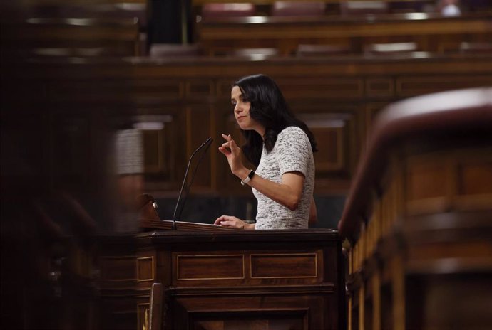 La líder de Cs, Inés Arrimadas, interviene en la segunda jornada de la 26 edición del Debate sobre el Estado de la Nación, en el Congreso de los Diputados, a 13 de julio de 2022, en Madrid (España). 