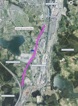 Archivo - Licitadas por 3,6 millones de euros las actuaciones para mitigar el ruido en la autovía AI-81 de Corvera