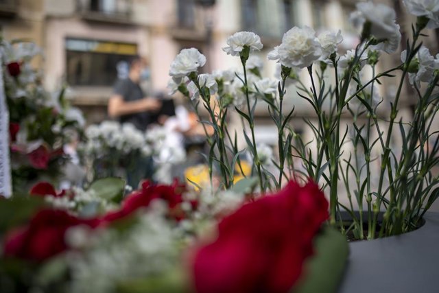Archivo - Homenatge a la Rambla de Barcelona pels atemptats del 2017