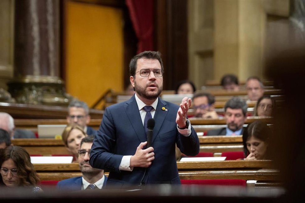 El presidente de la Generalitat, Pere Aragons, en una foto de archivo.