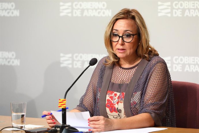 La consejera de Presidencia del Gobierno de Aragón, Mayte Pérez.