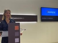 Vaquero (PP): "Lambán debe elegir entre Sánchez y Bildu o defender la dignidad de las víctimas"