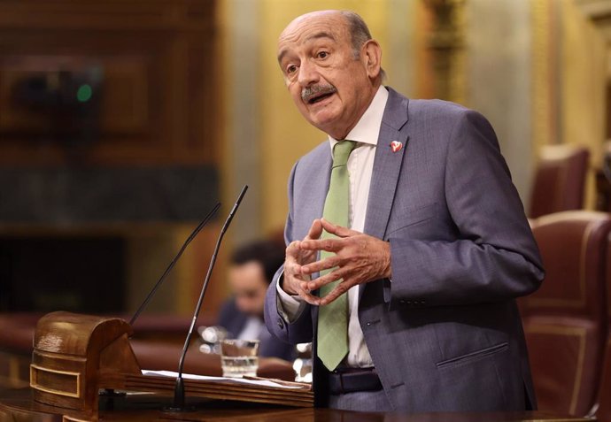 Archivo - El diputado del PRC en el Congreso, José María Mazón, interviene en un pleno en el Congreso de los Diputados