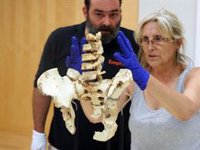 MEH presenta las vértebras lumbares de la pelvis Elvis, la mejor conservada de la prehistoria