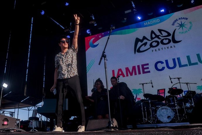Jaime Cullum actúa en el festival de música Mad Cool 2022, en Valdebebas, a 8 de julio de 2022