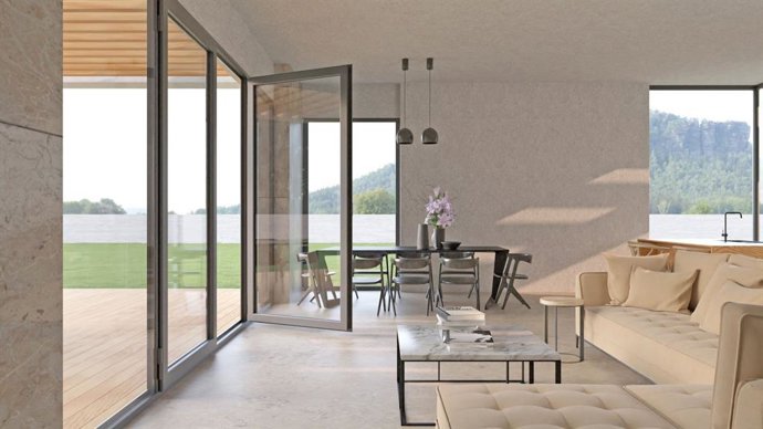 Nueva línea de ventanas y puertas practicables y deslizantes 100.