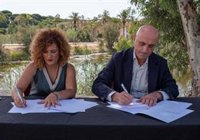 Diputación de Huelva y Fundación Cepsa colaboran para la mejora de las lagunas del acceso al Muelle de la Carabelas