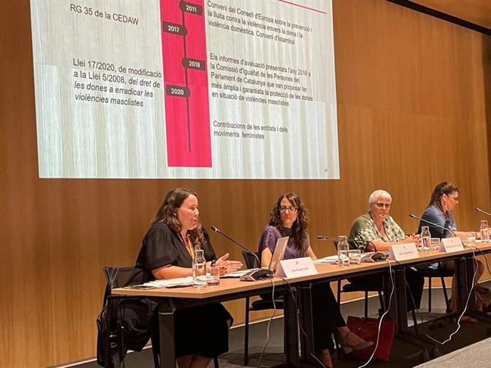 Sesión de la Comissió Nacional per a una Intervenció Coordinada contra la Violncia Masclista (CNVM)