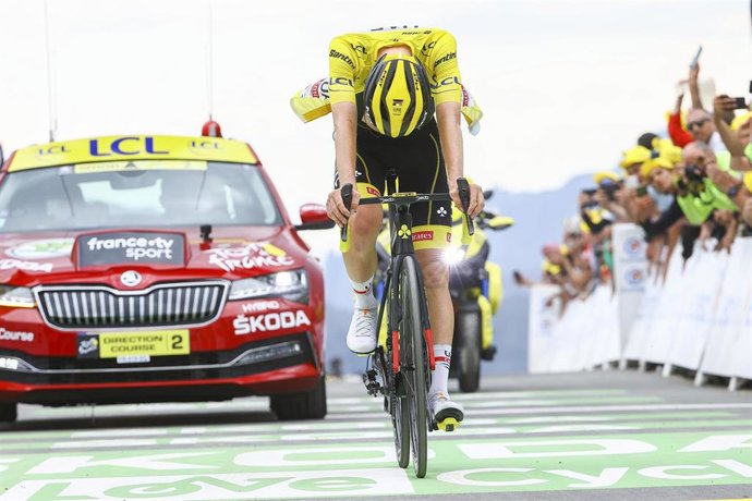  El ciclista esloveno Tadej Pogacar (UAE Team Emirates)