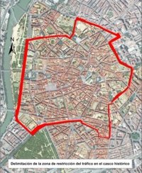 Activada la situación 2 con "restricción completa" del tráfico en la "almendra central" de Valladolid