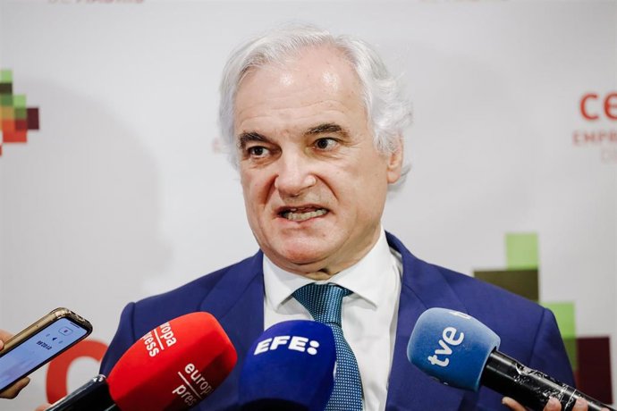 El presidente de CEIM, Miguel Garrido.