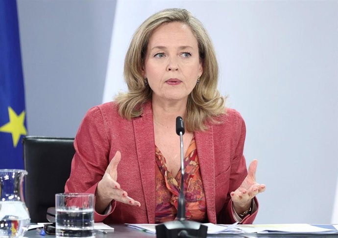 La vicepresidenta primera y ministra de Asuntos Económicos, Nadia Calviño