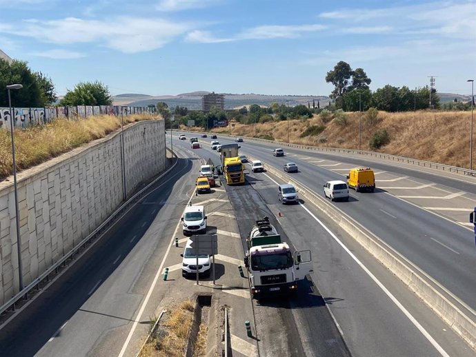 Trabajos de mejora en la A-431.